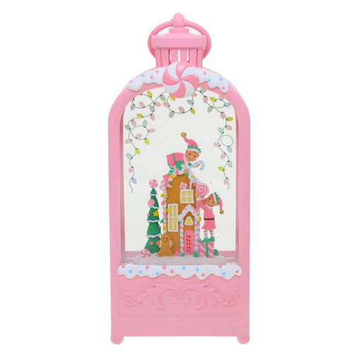 Ronis Candy Gingerbread Lantern 27Cm 27.3cm Battery Operated