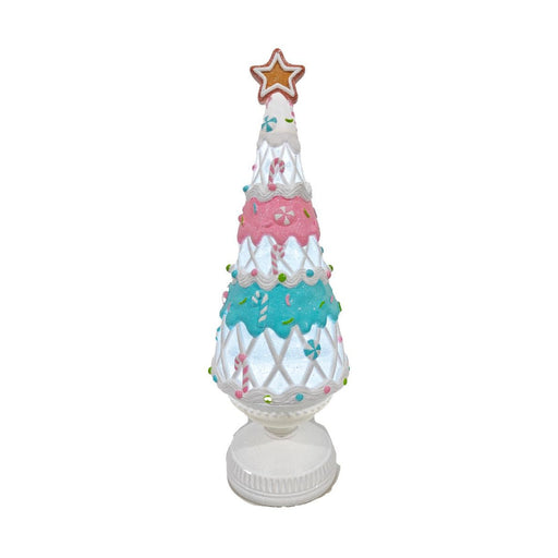 Ronis Led Candy Xmas Tree Warm white 36cm Battery Operated