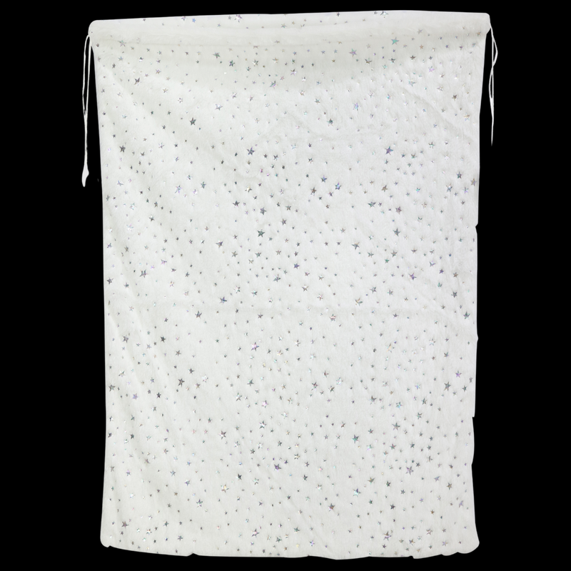 Super Soft Plush Sack Foil Stars 50X70cm