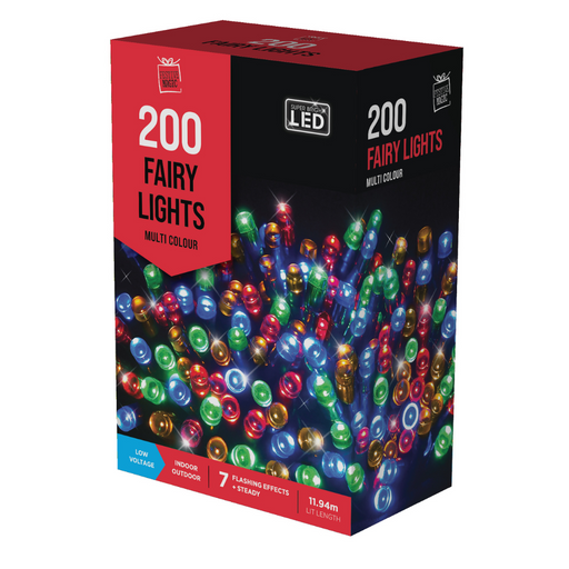 200 Flashing Multi LED Lights