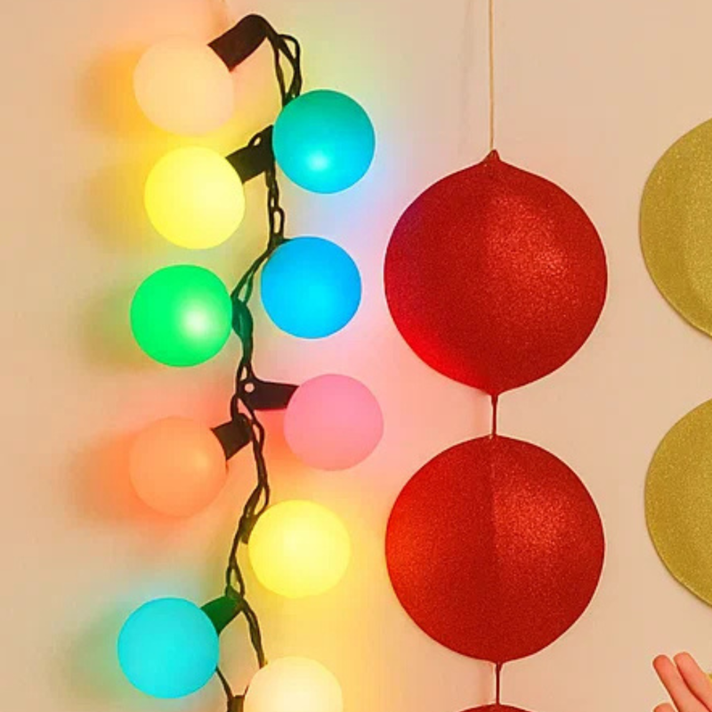 Jumbo Led LED Lights Jumbo Colour Changing 20pc / Vibrant Festive Lighting — Ronis
