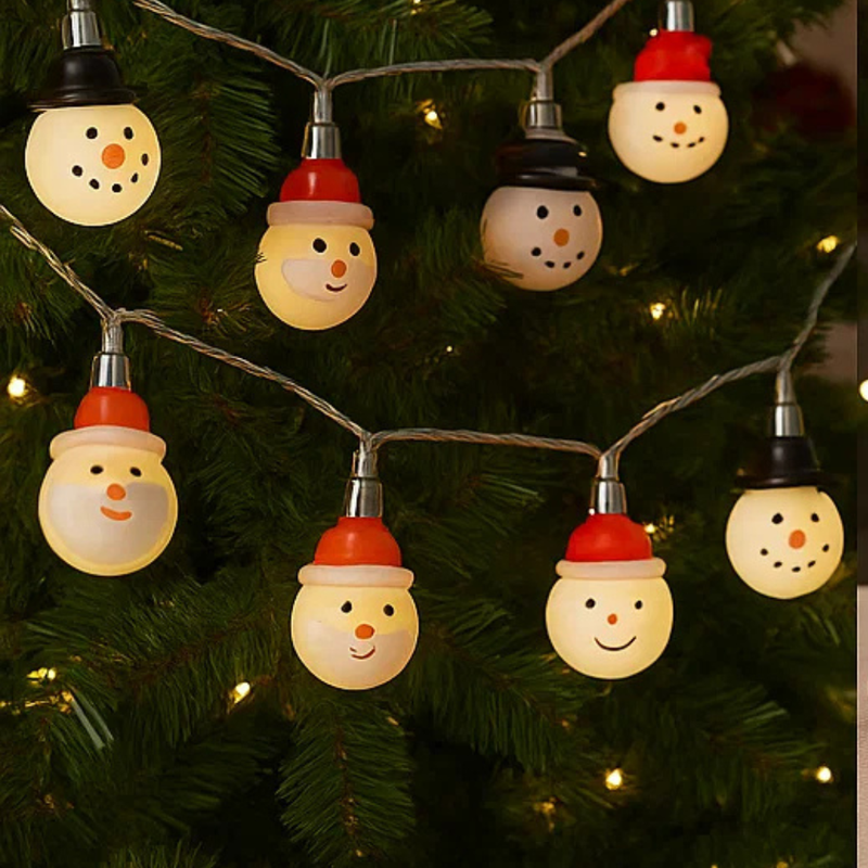 LED Character Edison Lights 10pk