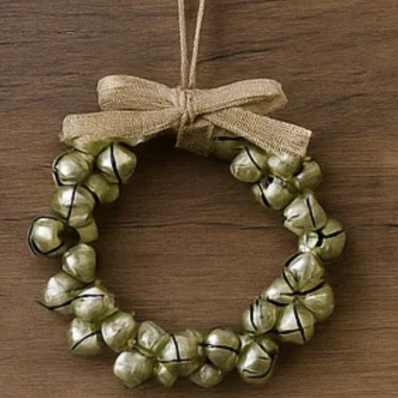 Metallic Nutbell Wreath 14cm