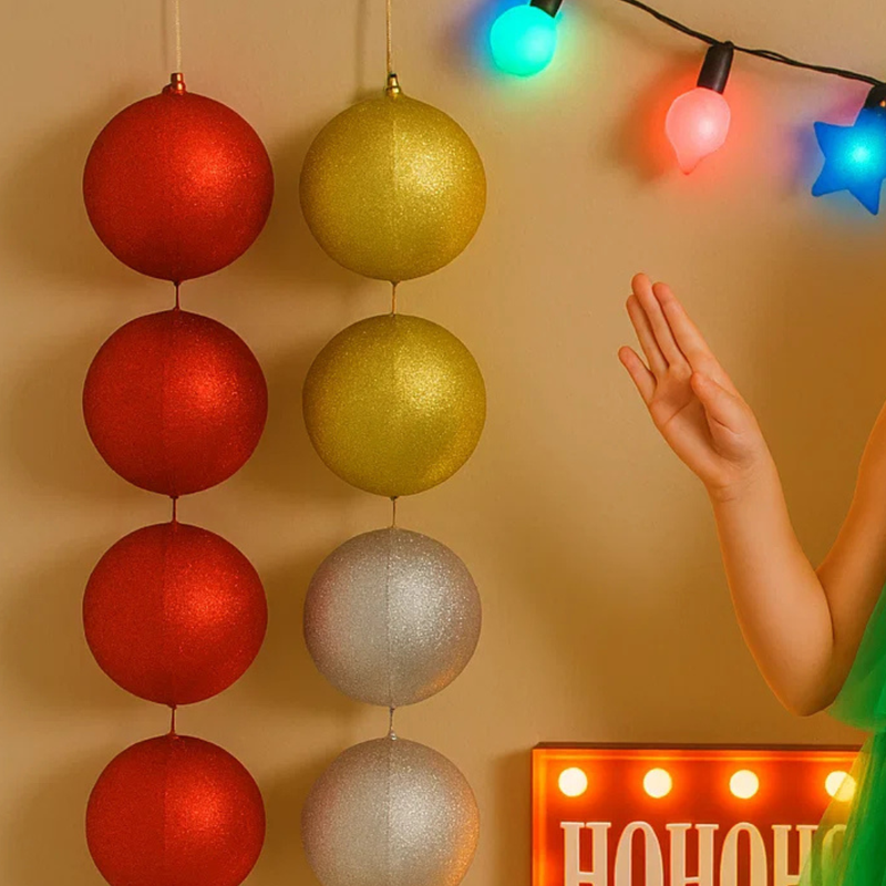 Inflatable Tinsel Ball 50cm