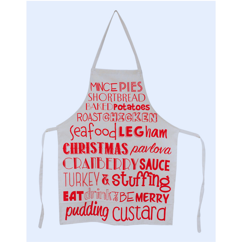 Cotton Apron with Lunch Sayings