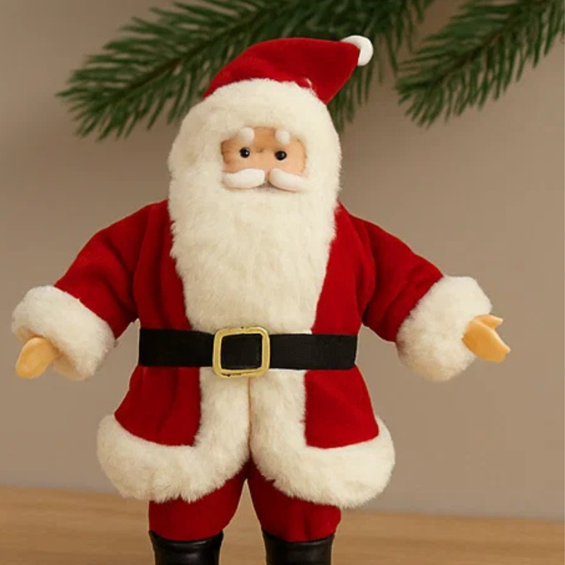 Classic Table Deco Santa 18cm