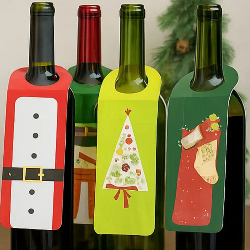 Wine Bottle Gift Tags 4pk