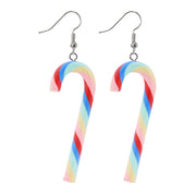 Candycane Stripe Earrings Assorted 3