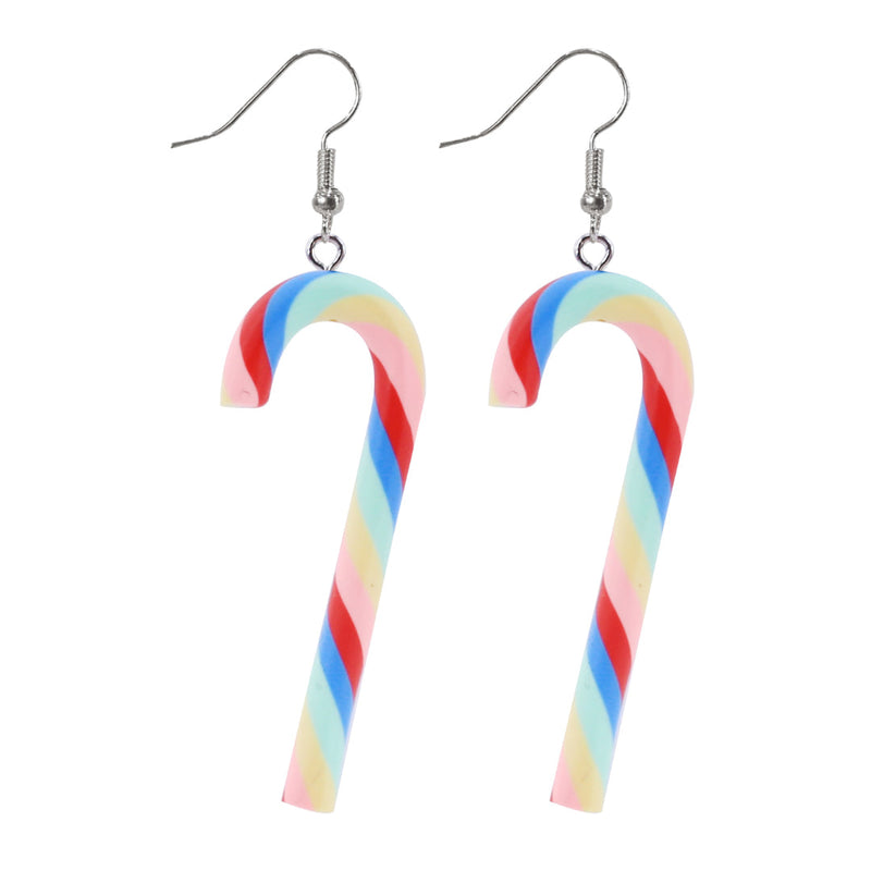Candycane Stripe Earrings Assorted 3