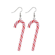 Candycane Stripe Earrings Assorted 4