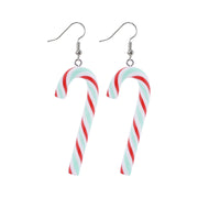 Candycane Stripe Earrings Assorted 5