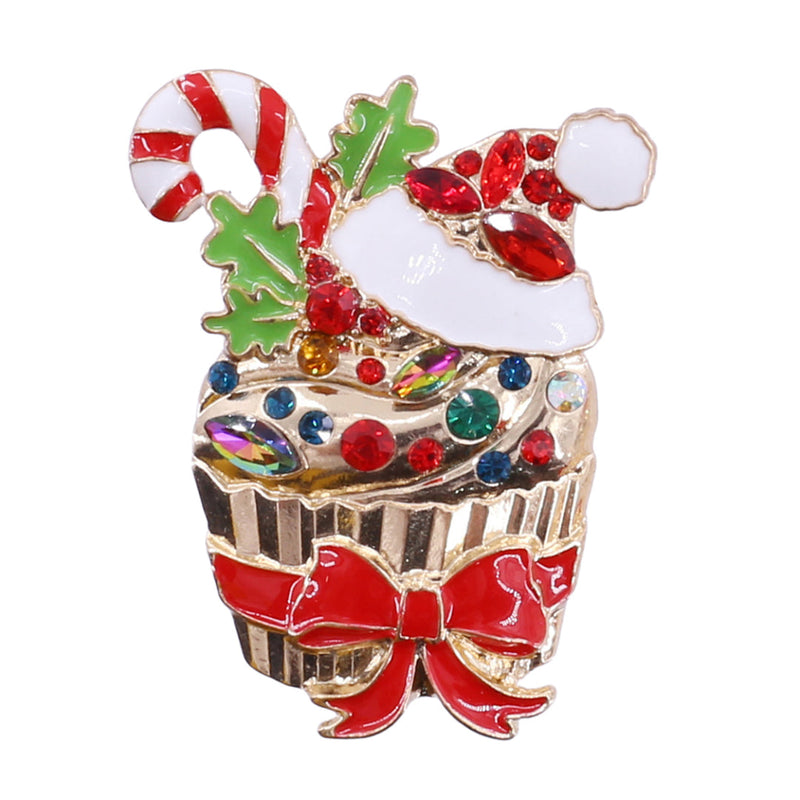Christmas Candy Brooch Assorted 5