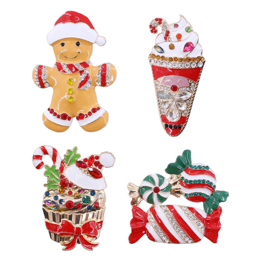 Christmas Candy Brooch Assorted