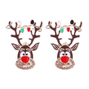 Christmas Diamante Earrings Assorted 2
