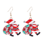 Christmas Diamante Earrings Assorted 3