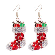 Christmas Diamante Earrings Assorted 4