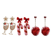 Christmas Party Earrings Assorted