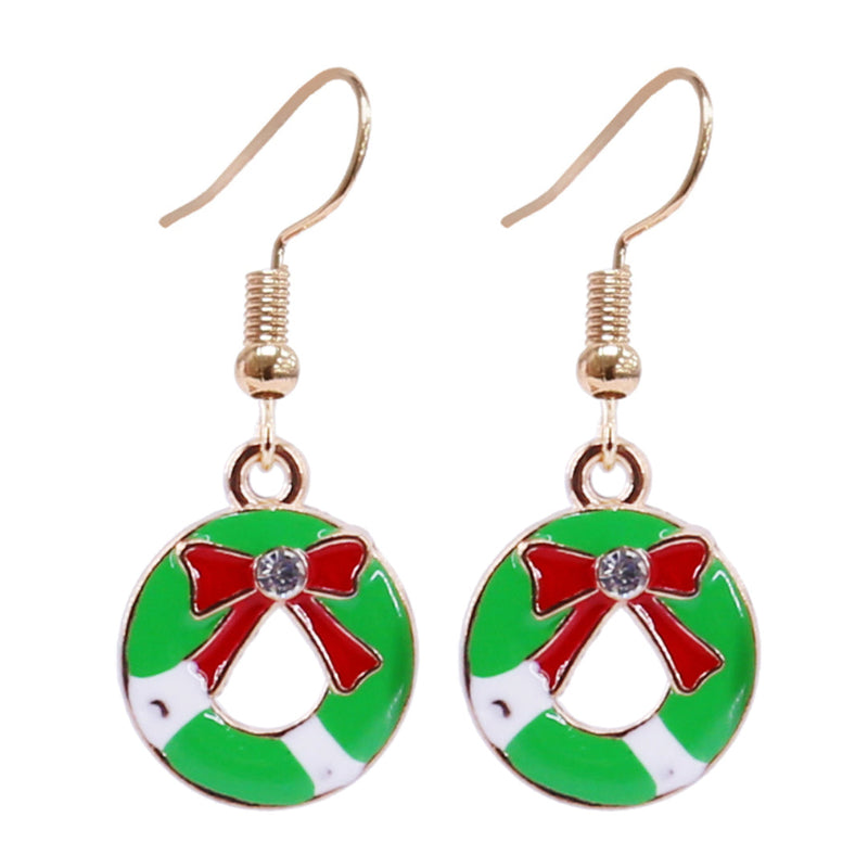 Christmas Dangly Earrings Assorted 2