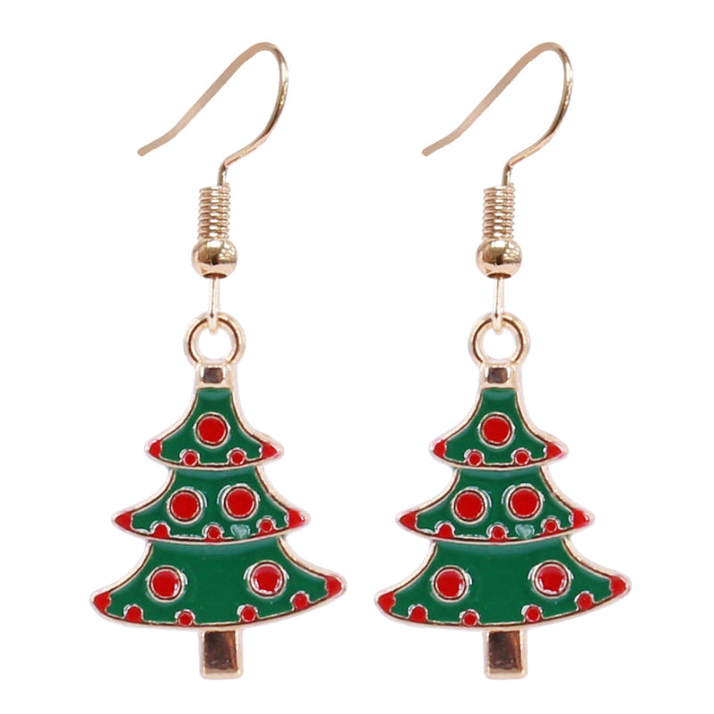 Christmas Dangly Earrings Assorted 3