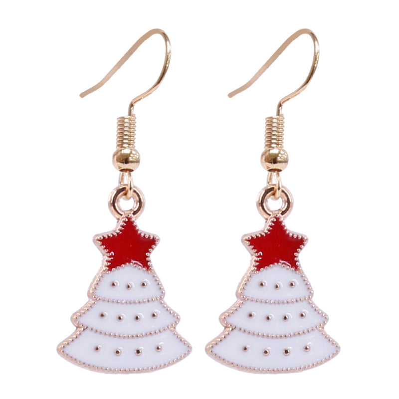 Christmas Dangly Earrings Assorted 5