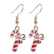 Christmas Dangly Earrings Assorted 6