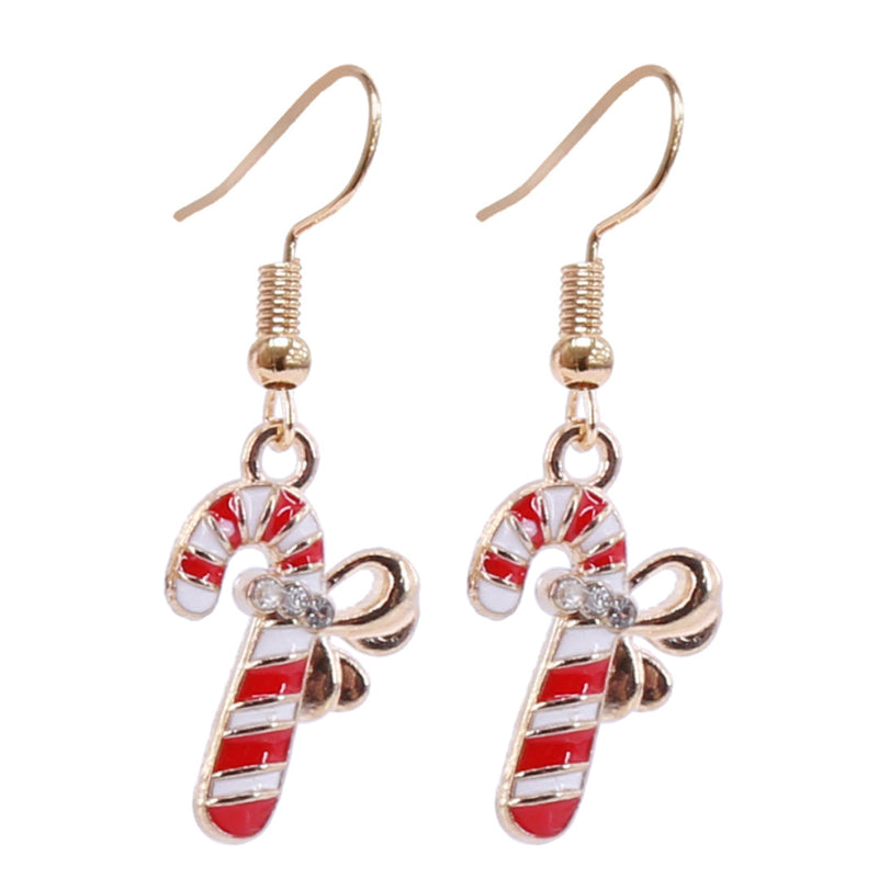 Christmas Dangly Earrings Assorted 6