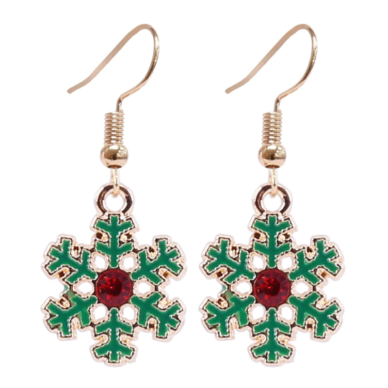 Christmas Dangly Earrings Assorted 9