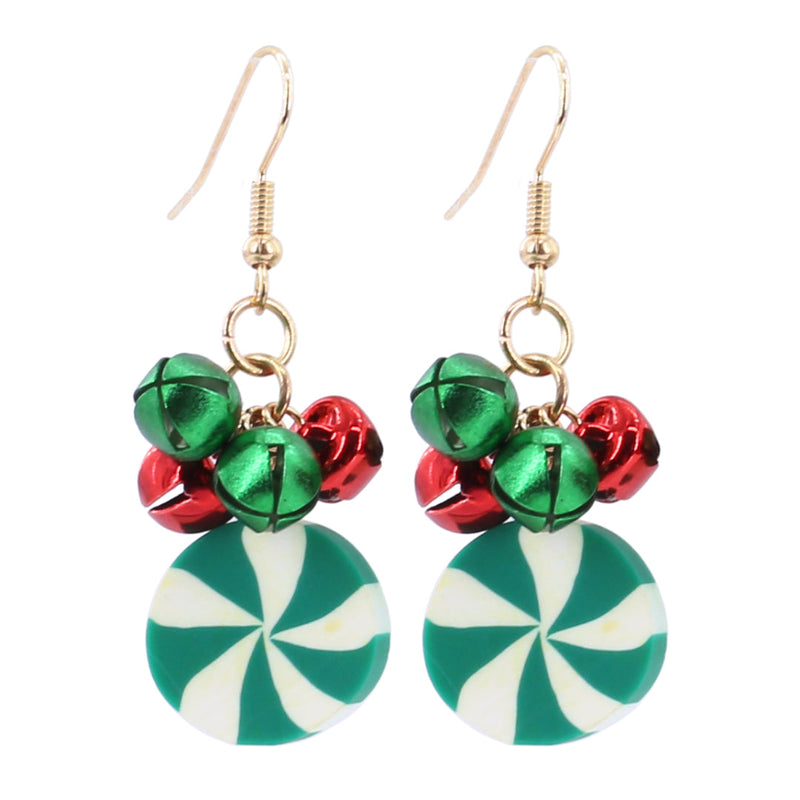 Christmas Pinwheel Earrings Assorted 2