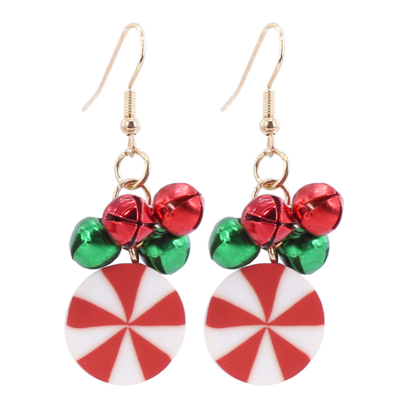 Christmas Pinwheel Earrings Assorted 3