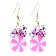 Christmas Pinwheel Earrings Assorted 4