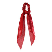 Hair Scrunchie Metallic Scarf Assorted 4