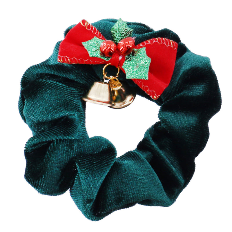 Hair Scrunchie Velvet Bells Assorted 2