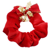 Hair Scrunchie Velvet Bells Assorted 3