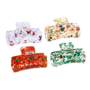 Claw Clip Glittery Stars Assorted