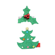 Hair Clip Glitter 2pk Assorted 4