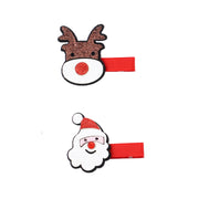 Hair Clip Glitter 2pk Assorted 5