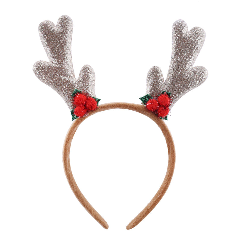 Headband Christmas Antler Assorted 3