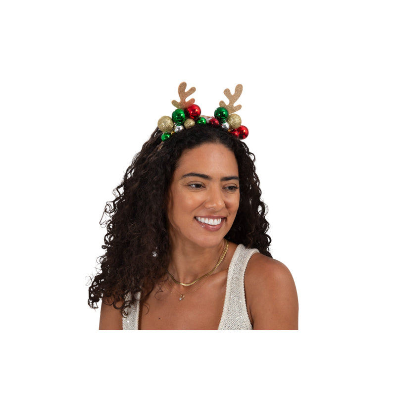 Headband Christmas Antler Assorted 6