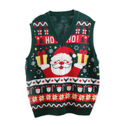 Christmas Knitted Vest Adults Assorted 2