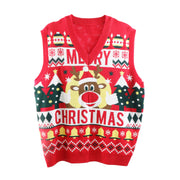 Christmas Knitted Vest Adults Assorted 3