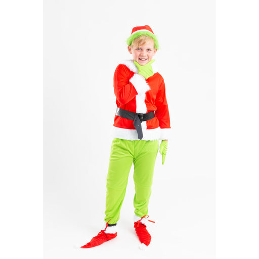 Mean Green Costume Kids 8pc