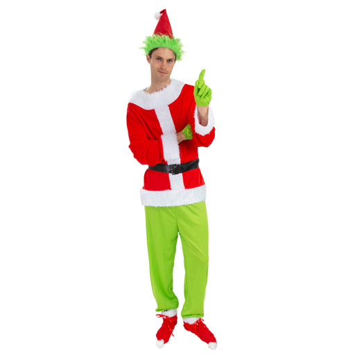 Mean Green Costume Adults 8pc
