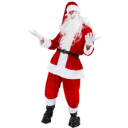 Deluxe Plush Santa Suit 9pc