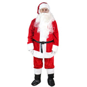 Deluxe Plush Santa Suit 9pc 2