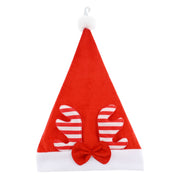 Santa Hat Adults Front Deco Assorted 3