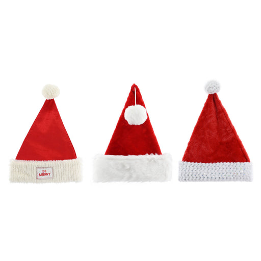 Luxury Adult Santa Hat Mix Assorted