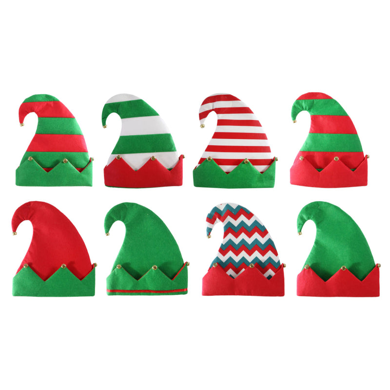 Curvy Elf Hat w/Bells Mega-Mix