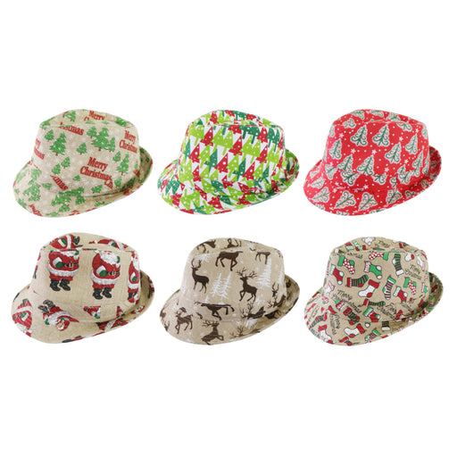 Christmas Vintage Trilby Assorted