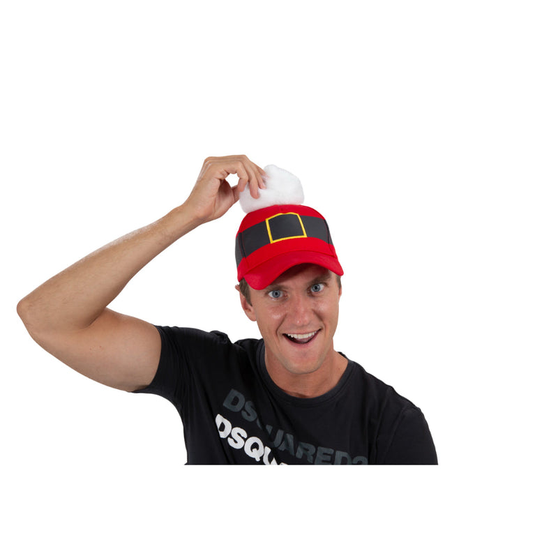 Santa Claus Baseball Hat Super Pom-Pom 2