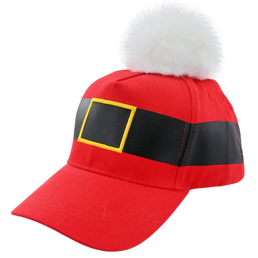 Santa Claus Baseball Hat Super Pom-Pom